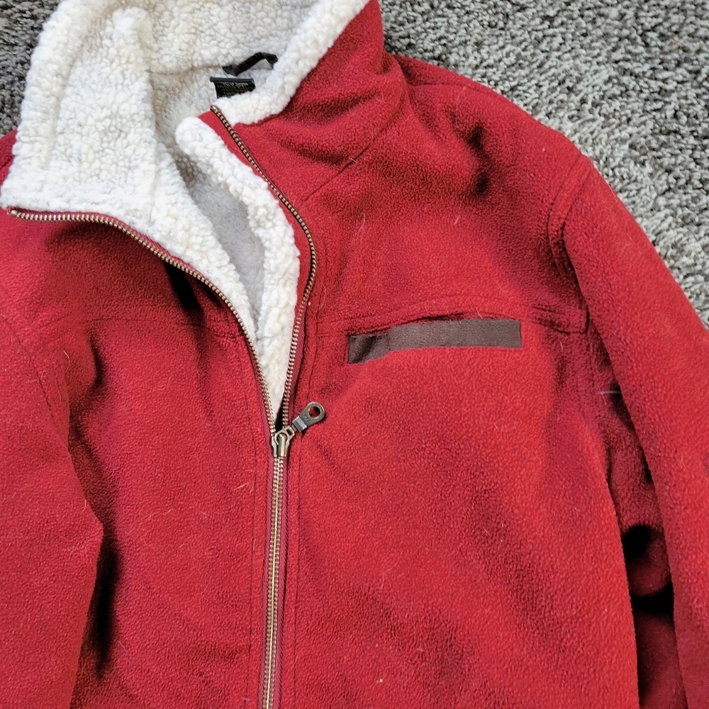 Guide Series Sherpa Line Red Woman's Coat Size La… - image 2